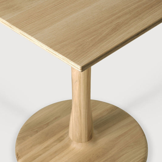 Square Oak Torsion dining table