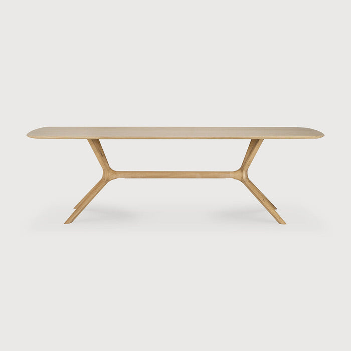Oak X Dining Table