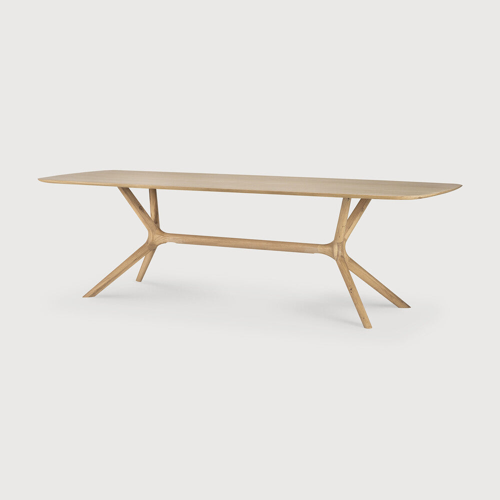 Oak X Dining Table