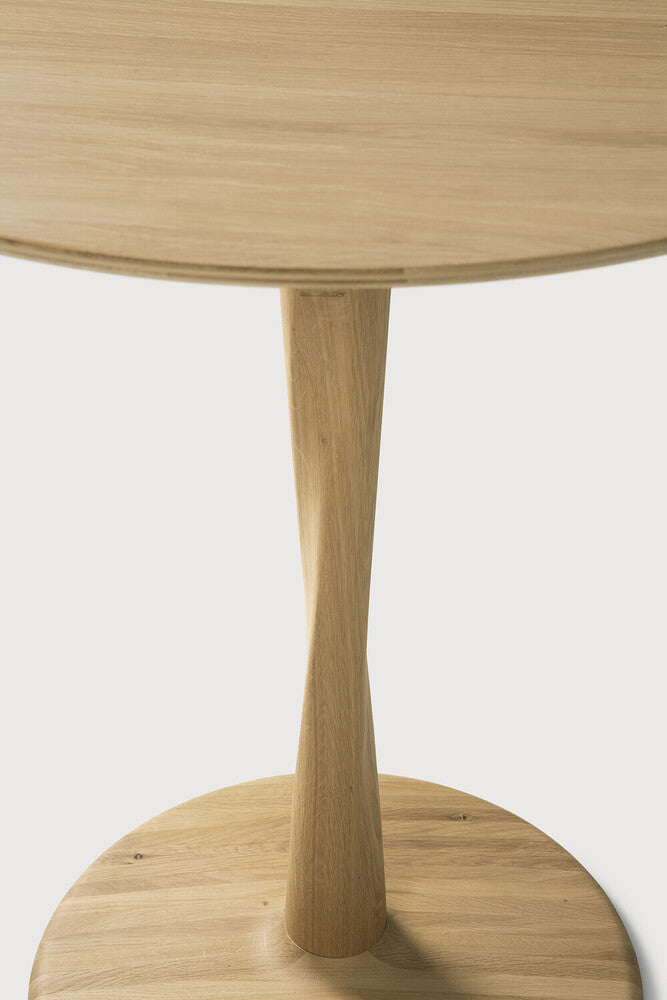 Oak Torsion Lounge Table