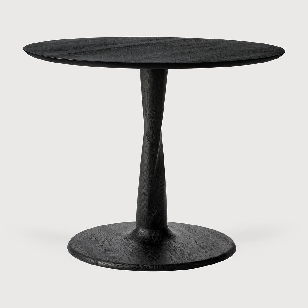Oak Black Torsion Lounge Table