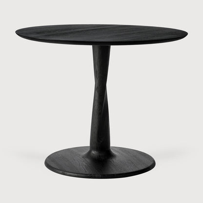 Oak Black Torsion Lounge Table