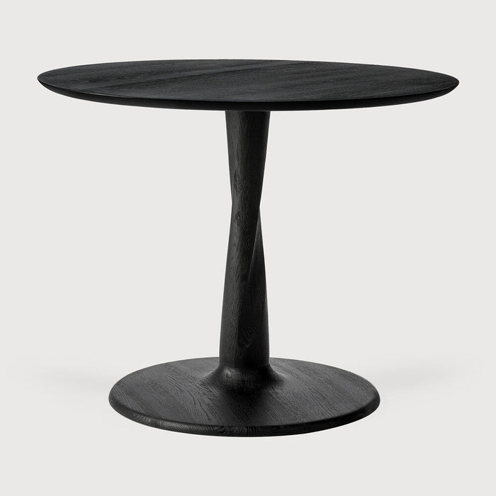 Oak Black Torsion Lounge Table