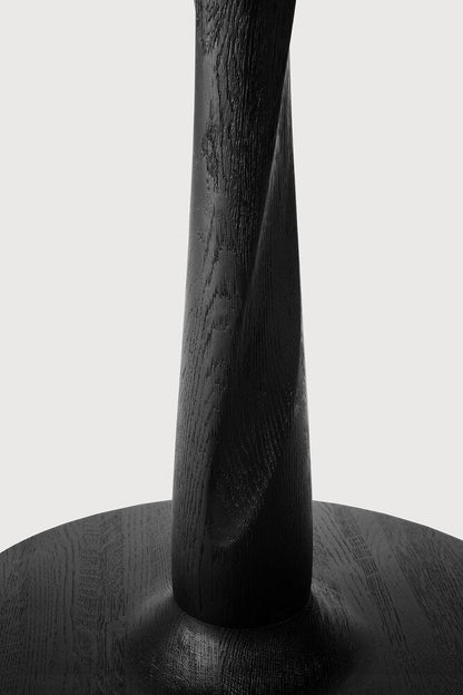 Oak Black Torsion Lounge Table