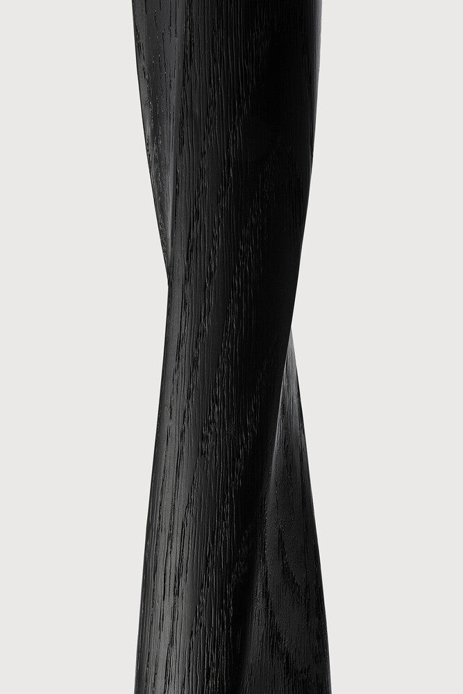 Oak Black Torsion Lounge Table