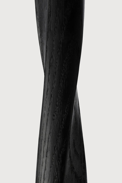 Oak Black Torsion Lounge Table