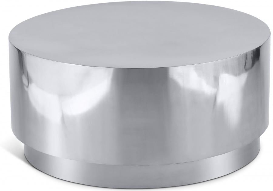 Jazzy Stainless Steel Coffee Table - Silver