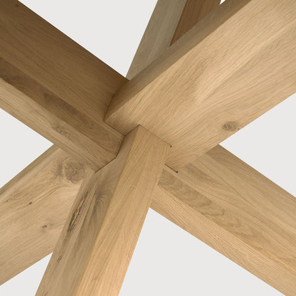 Oak Circle Dining Table