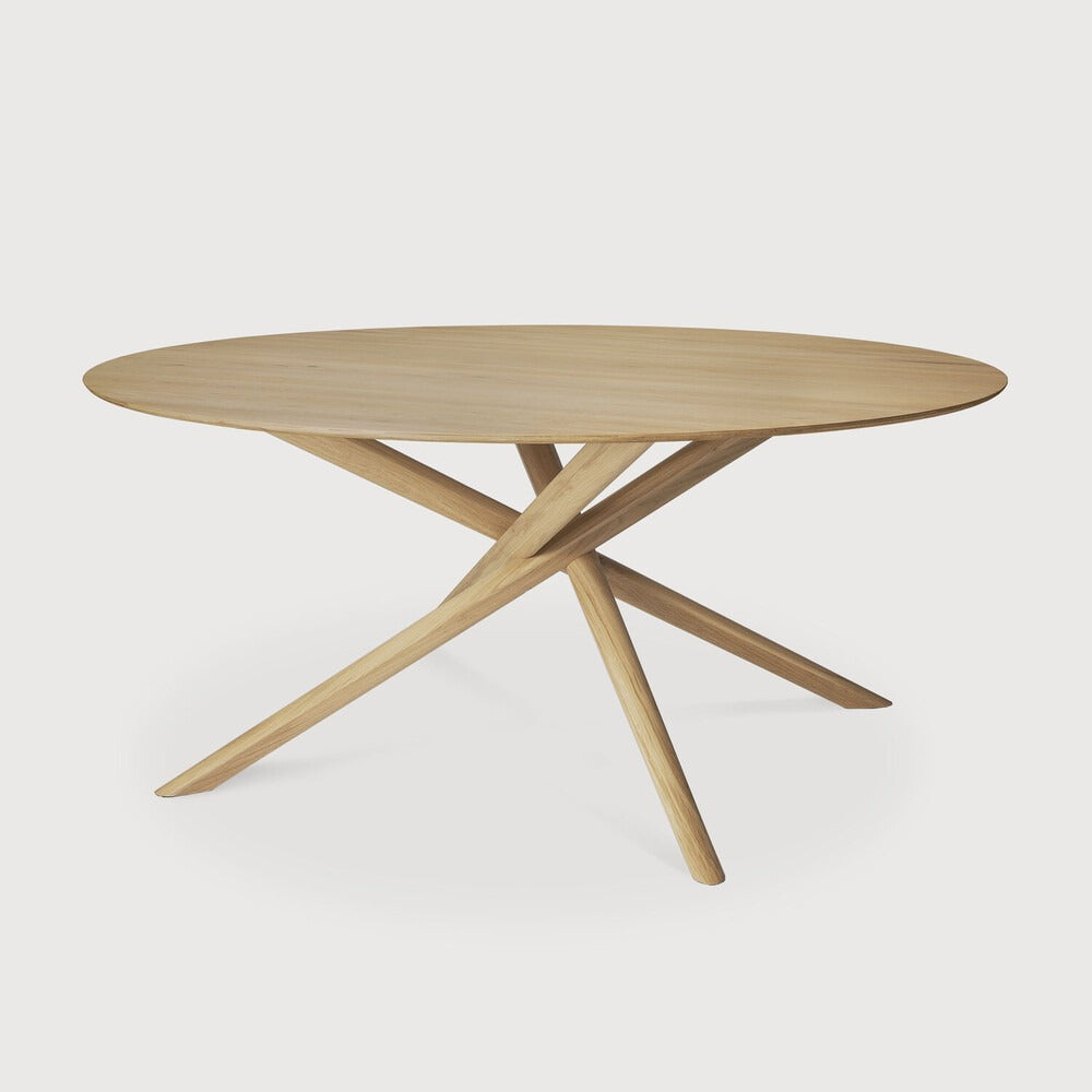 Oval Natural Mikado Dining Table