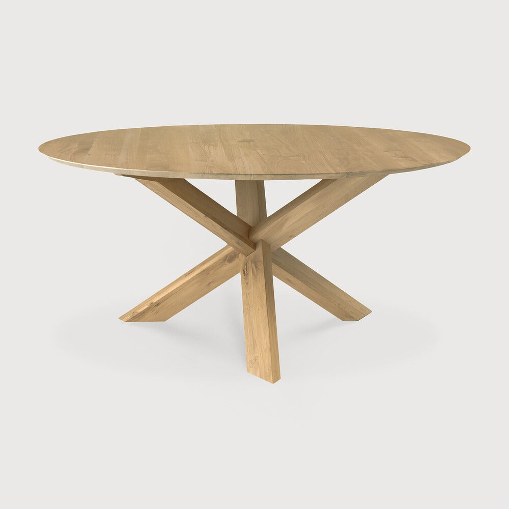 Oval Natural Mikado Dining Table
