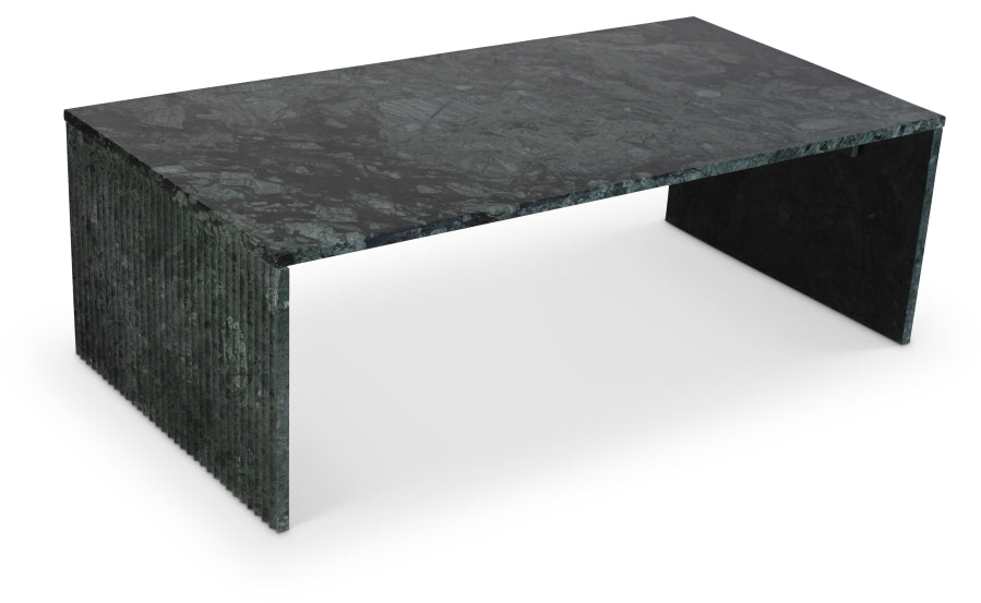 Pienza Genuine Marble Coffee Table - Green