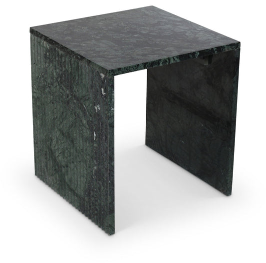 Pienza Genuine Marble End Table - Green