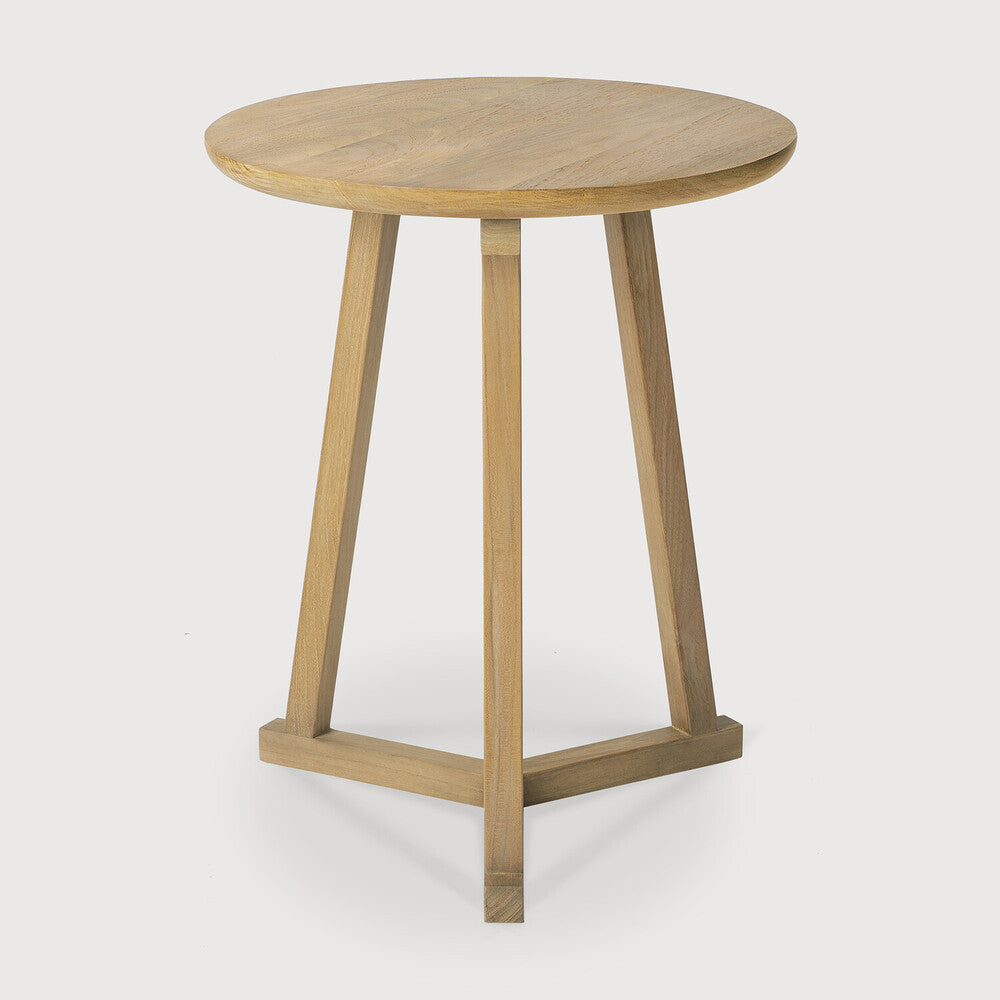 Oak Tripod Side Table
