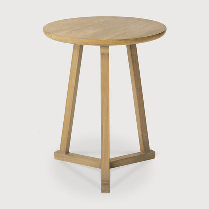 Oak Tripod Side Table