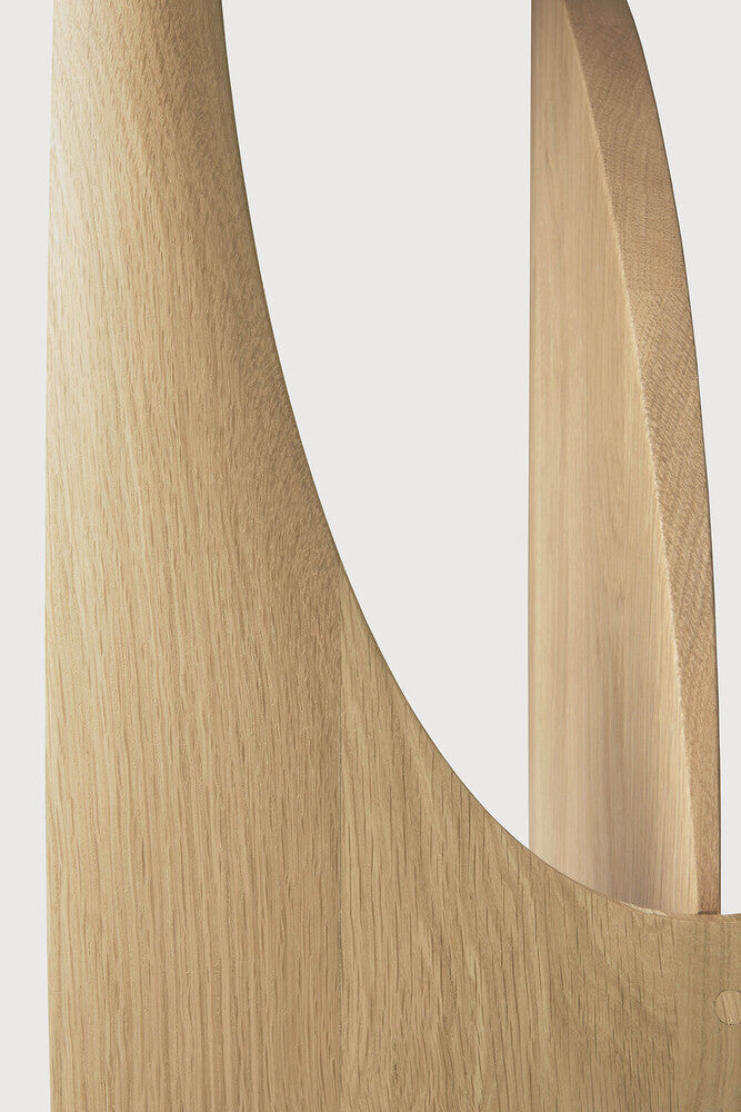 Natural Geometric Side Table