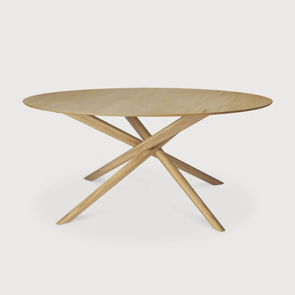 Round Natural Mikado Dining Table