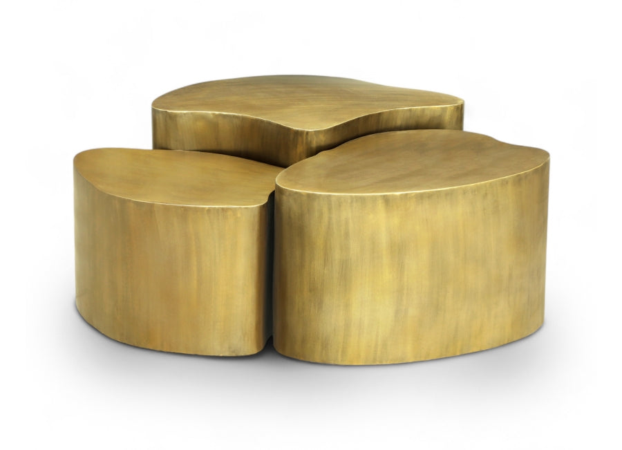 Banyan Iron Coffee Table - Gold