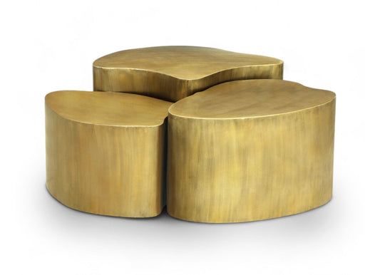 Banyan Iron Coffee Table - Gold