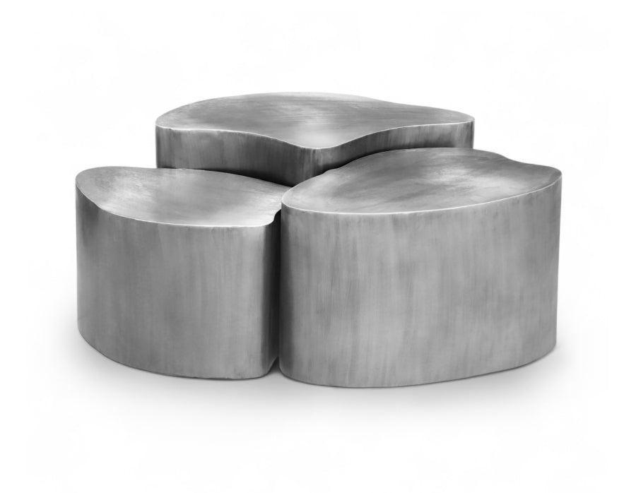 Banyan Iron Coffee Table - Silver