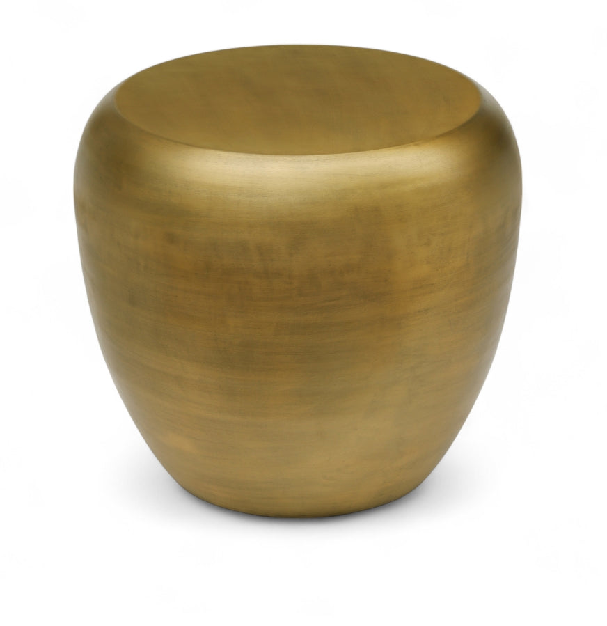 Capsule Aluminum End / Side Table - Gold