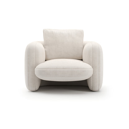 Overlap Chair Ecru