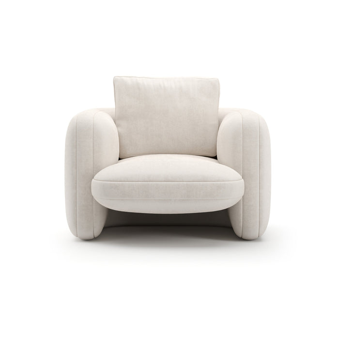 Overlap Chair Ecru