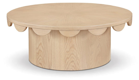 Dahlia Oak Veneer Coffee Table - Natural