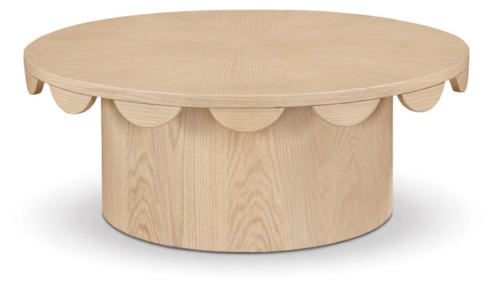 Dahlia Oak Veneer Coffee Table - Natural