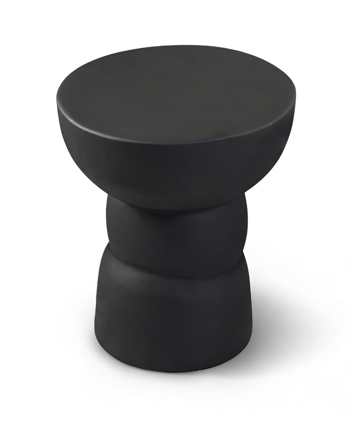 Collins Aluminum End Table - Black
