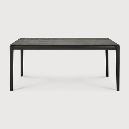 71" Oak Black Bok Dining Table