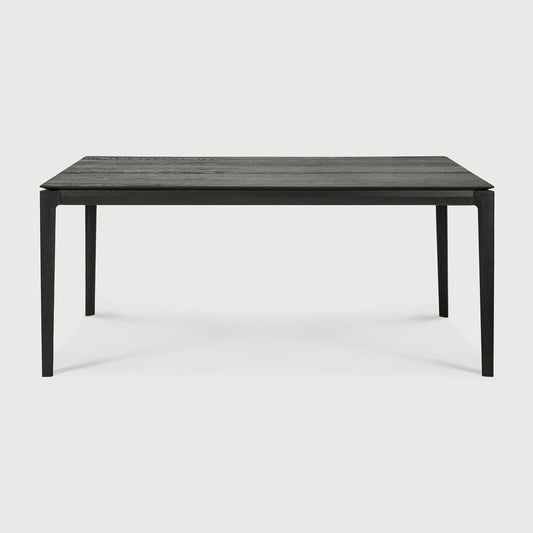 71" Oak Black Bok Dining Table
