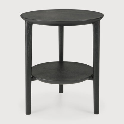 Oak Black Bok Side Table