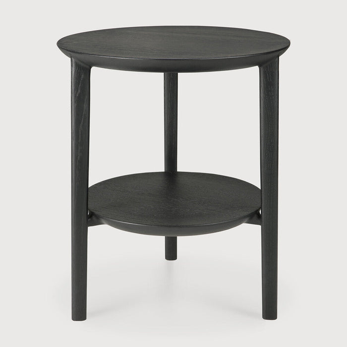 Oak Black Bok Side Table
