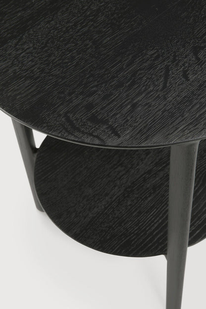 Oak Black Bok Side Table