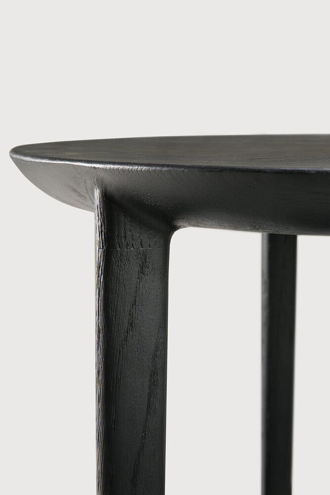 Oak Black Bok Side Table