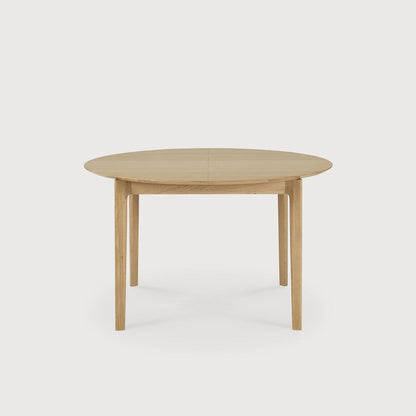 Oak Round Bok Extendable Dining Table