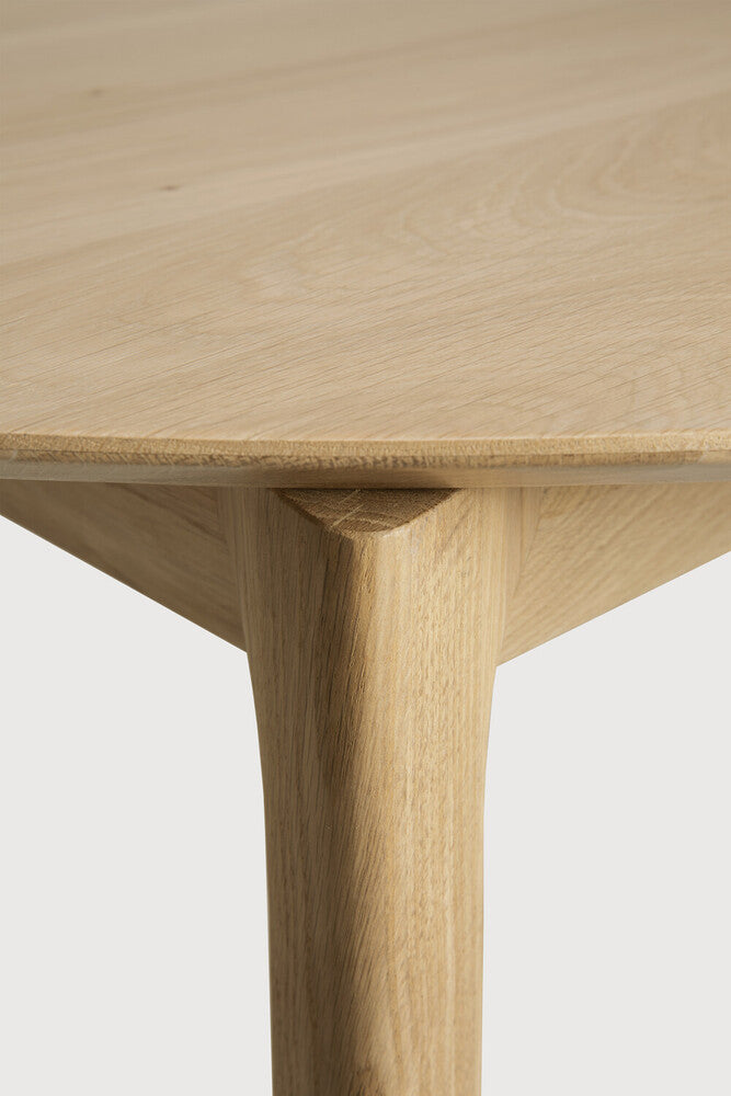 Oak Round Bok Extendable Dining Table