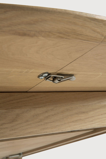 Oak Round Bok Extendable Dining Table