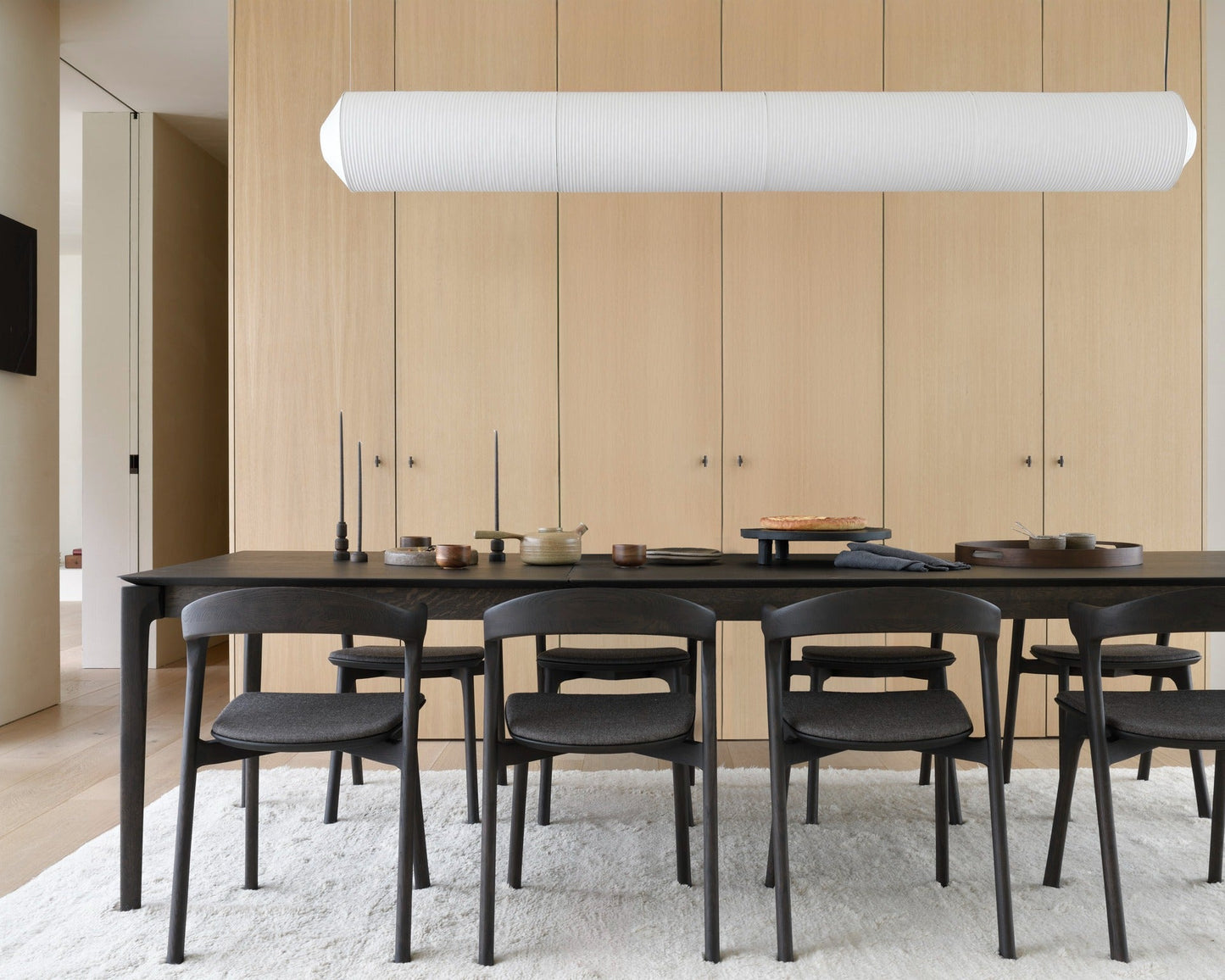 Brown Bok Extendable Dining Table