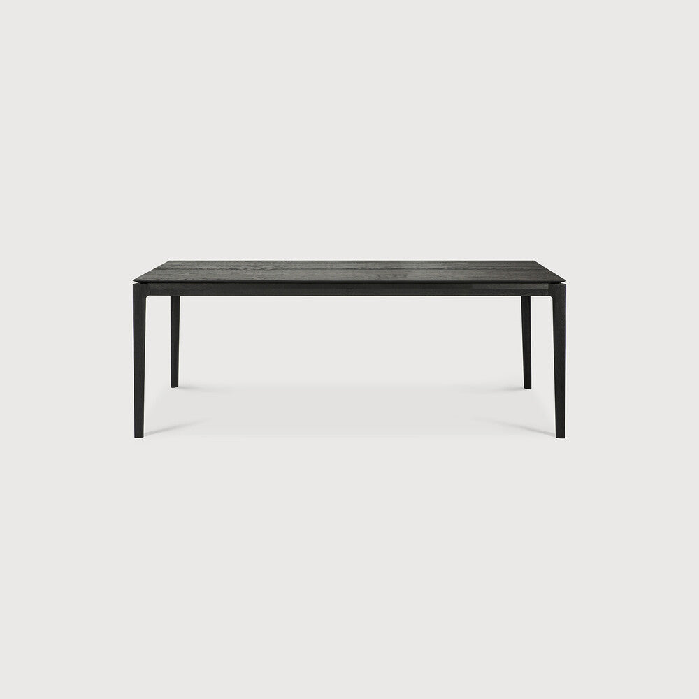 Oak Black Bok Extendable Dining Table
