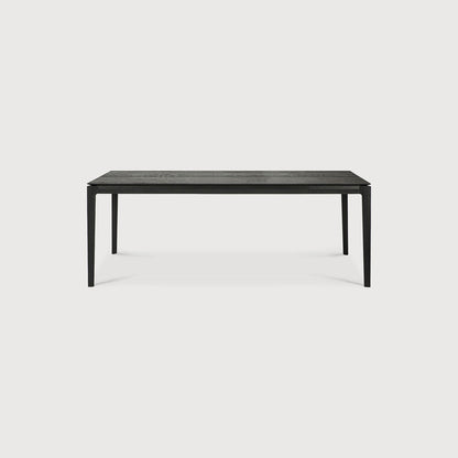 Oak Black Bok Extendable Dining Table