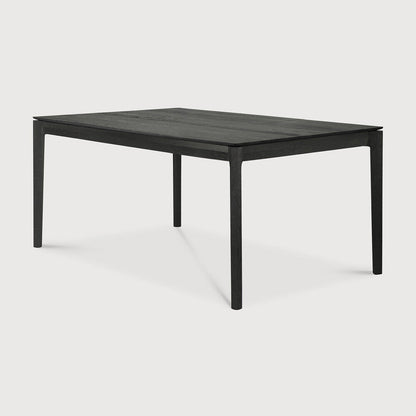 Oak Black Bok Extendable Dining Table