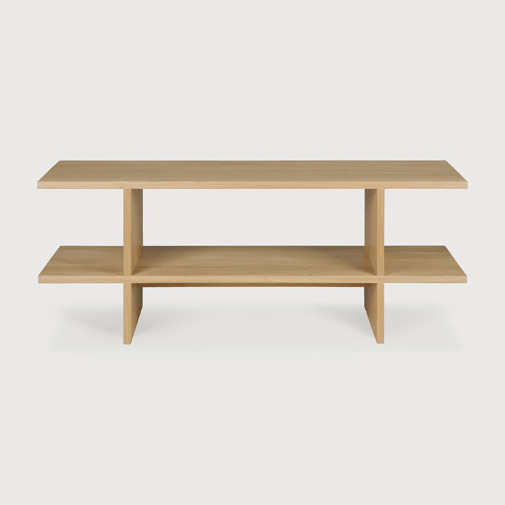 Oak Kabuki Side Table