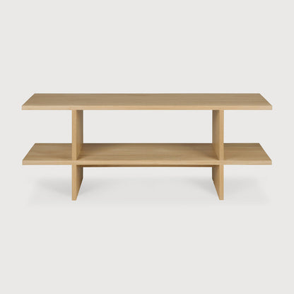 Oak Kabuki Side Table