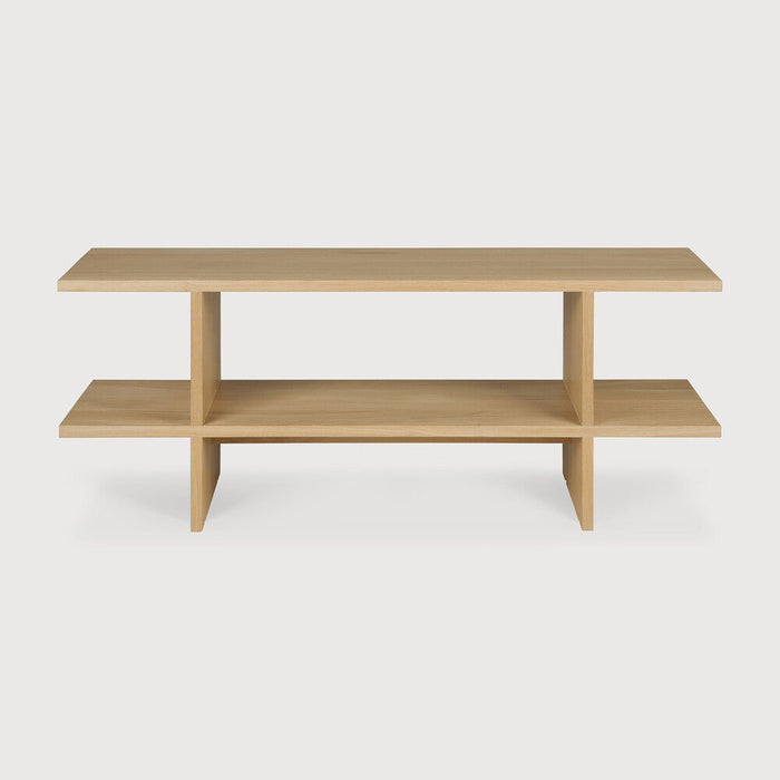 Oak Kabuki Side Table