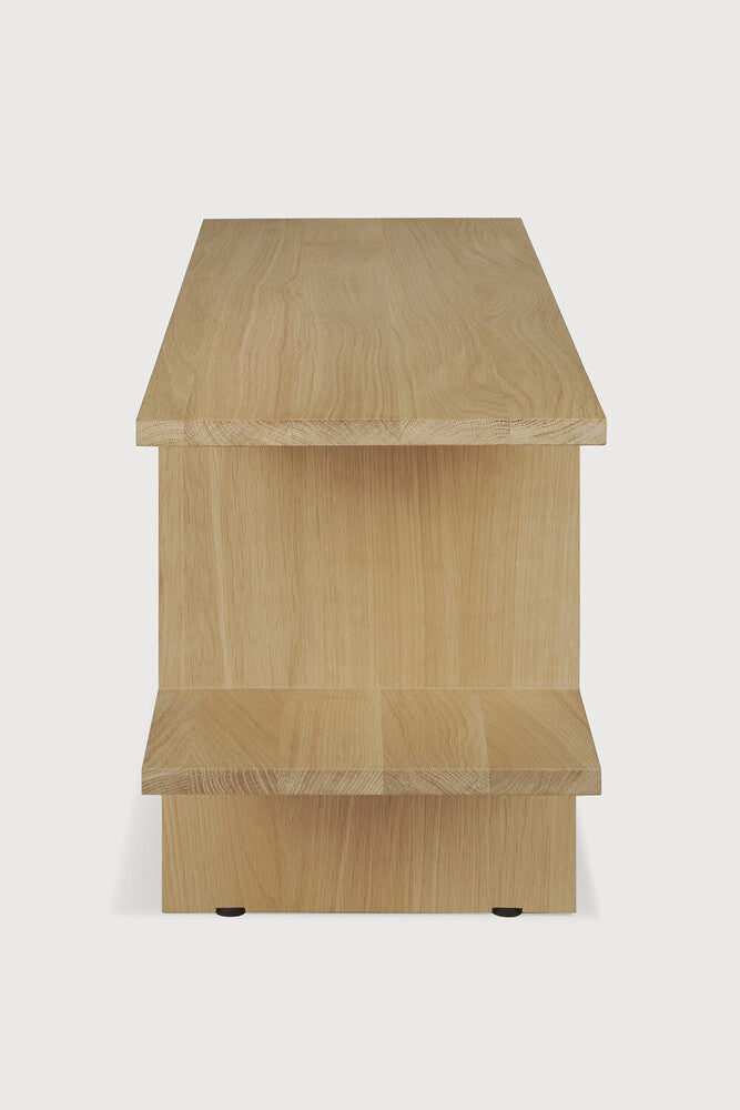 Oak Kabuki Side Table