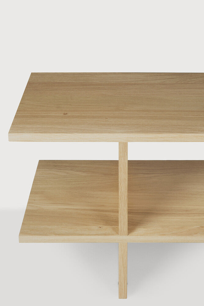 Oak Kabuki Side Table