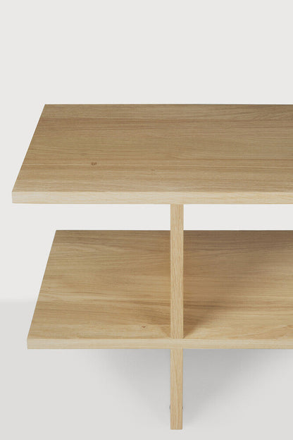 Oak Kabuki Side Table