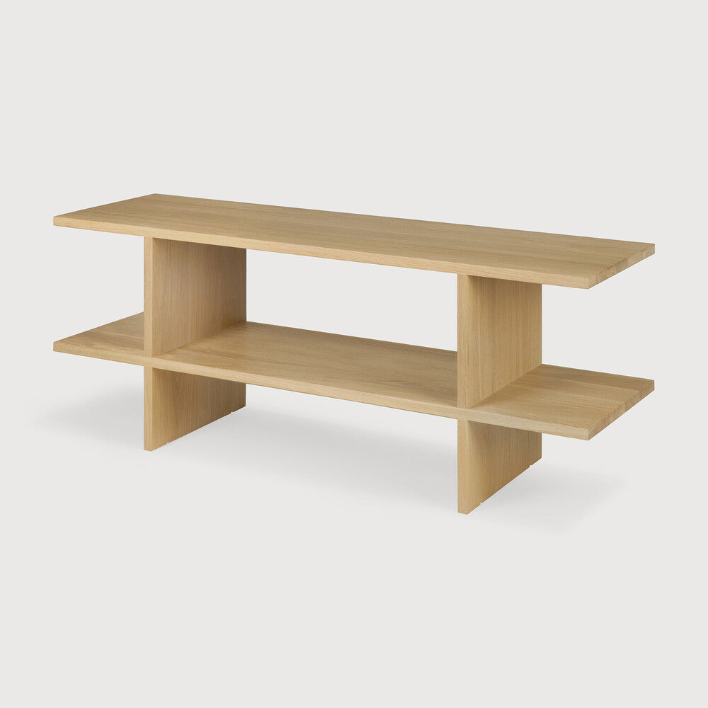 Oak Kabuki Side Table