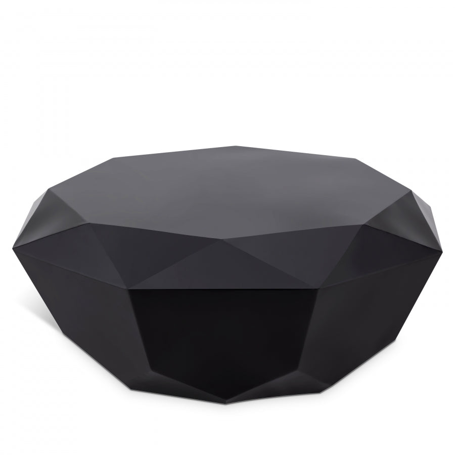 Gemma Stainless Steel Coffee Table - Black